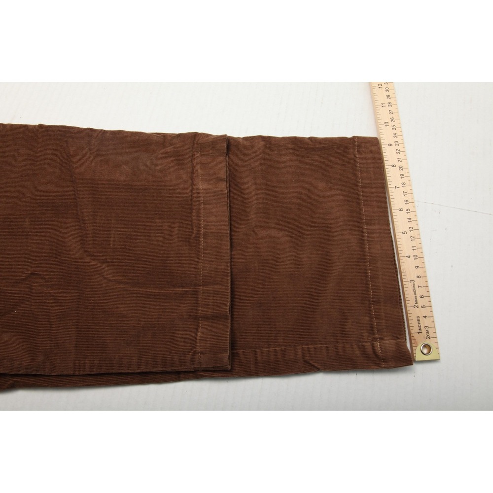 Haggar Pants Mens 42x32 Acrual 40x31 Brown Classic Fit Corduroy Stretch - Picture 13 of 15